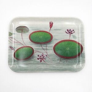 John Derian x Target Dishwasher Safe Lilypad Botanical Glossy Melamine Tray NEW